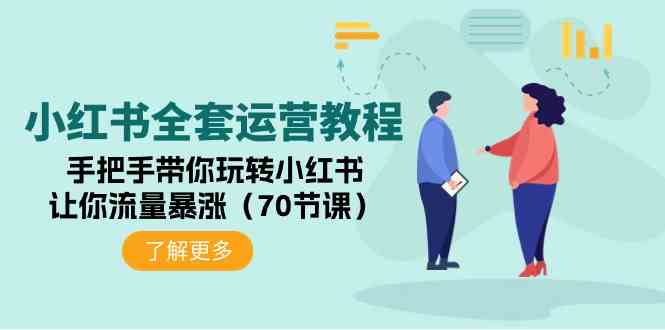 （9624期）小红书全套运营教程：手把手带你玩转小红书，让你流量暴涨（70节课） - 闪创联盟-闪创联盟