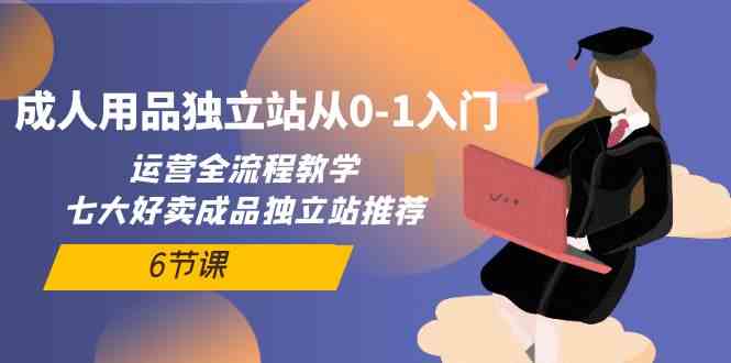 （10082期）成人用品独立站从0-1入门，运营全流程教学，七大好卖成品独立站推荐-6节课 - 闪创联盟-闪创联盟